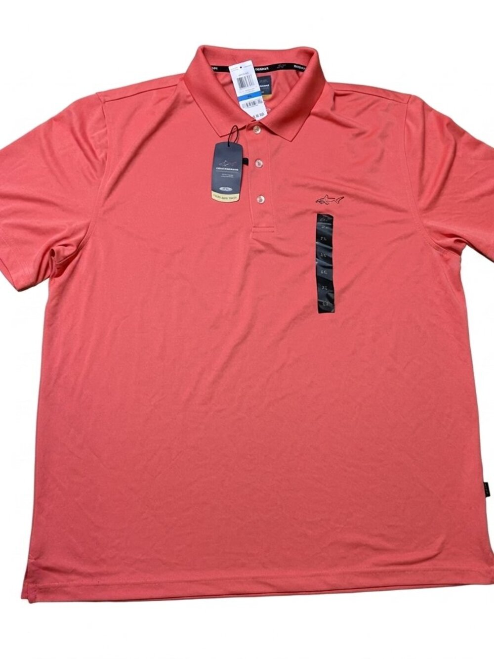 Greg Norman For Tasso Elba 5 Iron Table Polo Shirt NEW